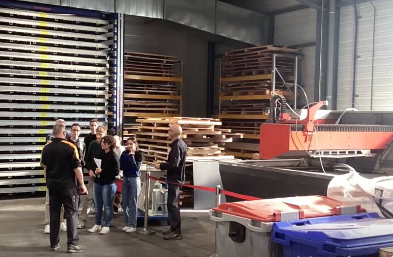 Visite de l'entreprise Laser Technic