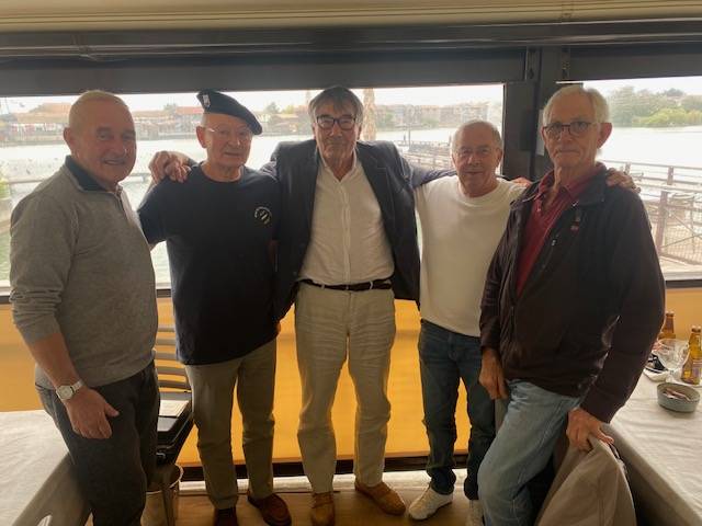 De gauche à droite Robert Clauw,Guy Ducept,Jean-Paul Jouault,Xavier Grandier Vazeilles