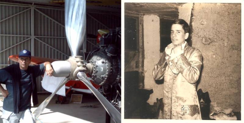 Philippe Callay - A droite : au théatre Les precieuses ridicules (26 mars 1966)